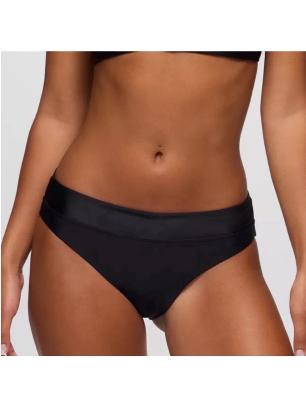 Prana Summer Waves Bikini Bottoms Black Size S